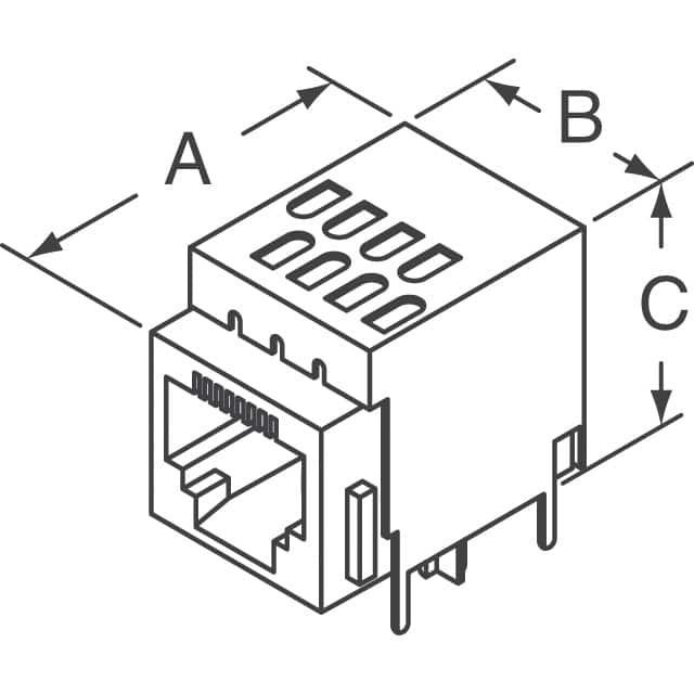 7499010122 W眉rth Elektronik  Jack di connessione modulari con magneti